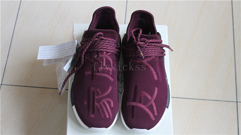 Real Boost Parrell Williams Adidas NMD Family & Friend Wine Red